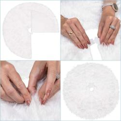 SPRINGOS Karácsonyfa alátét 75cm - fehér (CA0761)