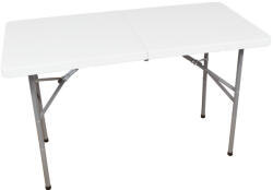 Kiwari Masa plianta dreptunghiulara pentru Banchet/Evenimente/Catering, picioare metal pliabile, L 123 cm, l 61 cm, h 74 cm, alb, Kiwari (701575611423)