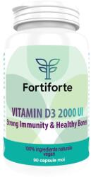 Fortiforte Supliment alimentar VITAMIN D3 2000 UI Strong Immunity & Healthy Bones, Fortiforte, 90 capsule moi (6420488533656)