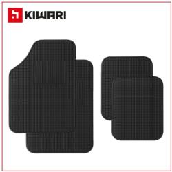 Kiwari Set 4 Covorase Auto Kiwari Strong, Universale, PVC, Negru (5941947800696)