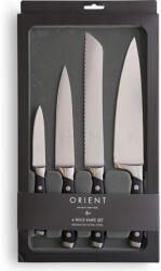 Orient Set cutite de bucatarie Orient, Origin Series, 4 piese, din otel inoxidabil german X50 Ultra +, negru (5060535841221)