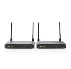 Nedis Vezeték nélküli HDMI jeladó | Wi-Fi | 5.15 - 5.85 MHz | 100.0 m (látótávolságon belül) | Maximális felbontás: Full HD 1080p | 6.75 Gbps | IR visszatérő funkció | ABS | Antracit (VTRA3470AT)