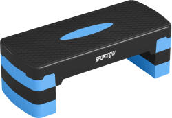 SPORTNOW Stepper Fitness Aerobic 3 Nivele, Înălțime Reglabilă 10/15/20 cm cu Înălțătoare, Suprafață Antiderapantă, 68x29x20cm, Albastru | Aosom Romania (A90-449V00BU)