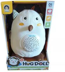 Man Yuk Toys Altató plüss bagoly hang- és fényhatással (988-37) - pepita