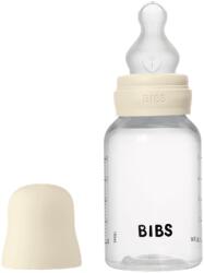 BIBS - Set complet biberon anticolici PP fara BPA, 150 ml, Silicon, Ivory (50161216)