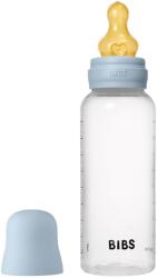 BIBS - Set complet biberon anticolici PP fara BPA, 270 ml, Latex, Baby Blue (5017231)