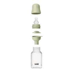 BIBS - Set complet biberon anticolici PP fara BPA, 150 ml, Silicon, Sage (50161250)