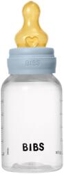 BIBS - Set complet biberon anticolici PP fara BPA, 150 ml, Latex, Baby Blue (5016231)