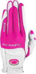Zoom Gloves Hybrid Golf Womens White/Fuchsia Golfkesztyűk Balkezes, univerzális