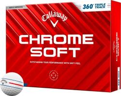 Callaway Mingi de golf Callaway Chrome Soft 2024 360 Triple Track, 12, Chrome Soft