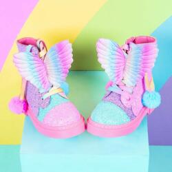 Madmia Rainbow Glitter Tündércsizma Lányoknak - 34 EU