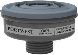 Portwest P3 Univerzális Részecskeszűrő - Fekete