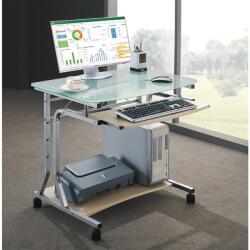 TECHLY ICA-TB 3791A Стъклено компютърно бюро (ICA-TB 3791A)