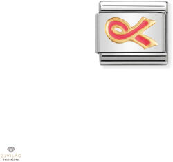 NOMINATION "Rózsaszín szalag" charm - 030208-29