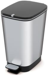 Keter CHIC BIN M 25L Pedálos szemetes, 26, 5 x 40, 5 x 45 cm, ezüst 272236 (272236)