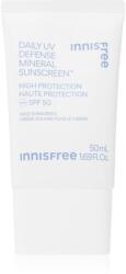 Innisfree Daily UV Defense Mineral Sunscreen ásványi védő fluid arcra SPF 50 50 ml