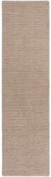 Flair Rugs Harris Boucle téglalap alakú szőnyeg/keresztezett, 80x230 cm, 100% gyapjú, kézzel szőtt, szálmagasság 12 mm, Bézs