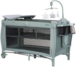 Chipolino Patut Pliabil Chipolino Bella de la Nastere pana la 15KG Include Saltea de Infasat Carusel si Geanta Transport Matcha (KOSIB0264MA)