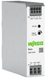 Wago kapcsolóüzemű tápegység, 24 V DC, 120 W, 5 A, DIN sínre szerelhető (2587-2144) (2587-2144)