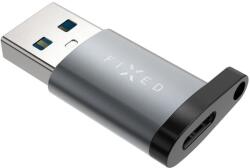 FIXED alumínium USB-C - USB-A adapter szürke (FIXA-CU-GR) - primatinta