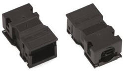 Wago tehermentesítő készülékház, 2 pólusú, szorítókapcsos, 7, 0-10, 5 mm kábelhez, 35 mm, fekete (770-502/041-000) (770-502/041-000)