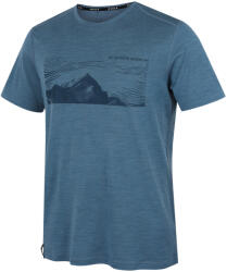 MOOA Merino Lyolite Highlander 150 Short férfi póló L / kék