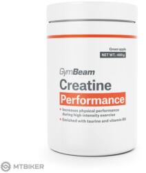 GymBeam Creatine Performance oldódó por, 400 g (zöld alma)