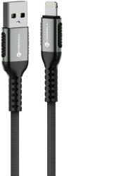 FORCELL USB Lightning Töltő/adat Fekete 1.2m ---