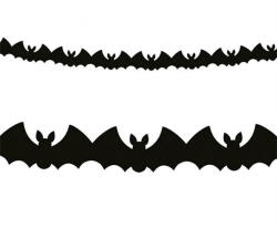  Girland, "Halloween", 3 m, denevér (10240PF-GNIE) - nyomtassingyen