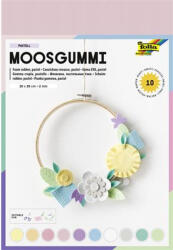  Moosgumi, 20x29 cm, 10 lap, FOLIA "Pastel", 10 különböző pasztel szín (231095) - nyomtassingyen