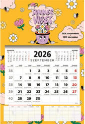 TopTimer Naptár, fali, diák, 2026/2027 tanév, TOPTIMER, "Summer (27D7640-000) - nyomtassingyen