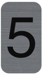 Exacompta Információs tábla, öntapadó, 2, 5x4, 4 cm, alumíniumhatású, EXACOMPTA, 5-ös (67185E) - nyomtassingyen