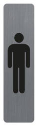 Exacompta Információs tábla, öntapadó, 4, 4x16, 5 cm, alumíniumhatású, EXACOMPTA, "Férfi (67169E) - nyomtassingyen