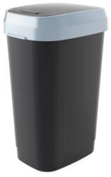 Keter Billenős szemetes, 50 l, CURVER "Dual", fekete (1010008408) - nyomtassingyen