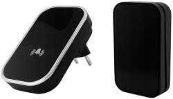 VERK 27794 vezeték nélküli csengő, IP68, 1× vevőegység, 1× nyomógomb, 130 m, fekete