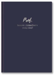 TopTimer Tanári zsebkönyv, 2026/2027 tanév, A5, heti, TOPTIMER, kék (27P100T-402) - nyomtassingyen