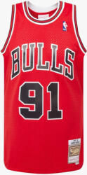  MITCHELL & NESS NBA CHICAGO BULLS DENNIS RODMAN SWINGMAN JERSEY kosárlabda mez Piros L