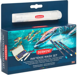 Derwent Set complet desen profesional Derwent Inktense, cutie metalica (DW2302584)