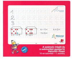 ICO Füzet, tűzött, négyzethálós, 245x295 mm, fekvő, 32 lap, 1. osztály, ICO "Süni Meixner", előnyomott (7500158005) - nyomtassingyen