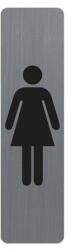 Exacompta Információs tábla, öntapadó, 4, 4x16, 5 cm, alumíniumhatású, EXACOMPTA, "Női (67168E) - nyomtassingyen