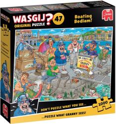 Jumbo Puzzle-joc de 1000 piese Jumbo - Agitație cu bărci (1110100511) Puzzle