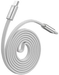Dux Ducis AUTO cablu de date Type-C - Type-C, 100cm, GRIS deschis (GP-183439)