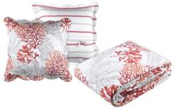 STOF Set cuvertură de pat cu față de pernă STOF - Quiberon, 180 x 240 cm, Coral (P2B675002) Lenjerie de pat