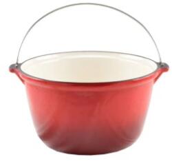 Perfect Home Ceaun Fonta Emailat, Rosu, Perfect Home, 5 l (MRK-13253) Ceaun