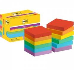 Post-it Super Sticky Notes 47.6x47.6mm (622-12SS-PLAY) (12x90)