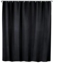 Vilde Perdea de Dus Impermeabila cu Carlige, Neagra, Vilde, 180 x 180 cm (MRK-568067) Perdea de dus