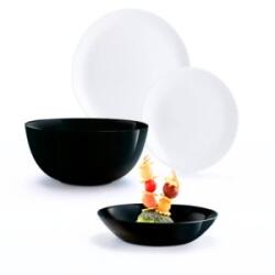 Luminarc Serviciu de Masa, Luminarc, Diwali Black-Gray, 19 Bucati (MRK-503328)