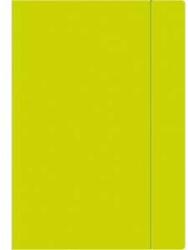 Interdruk Briefcase with elastic band A4+ Fluo lime (10pcs)