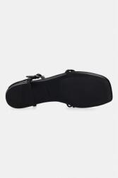 Calvin Klein сандали дамски SQUARE FLAT SANDAL STRAP LTH (HW0HW02863) - answear - 103,64 лв