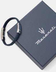 MASERATI гривна мъжка от кожа recycled leather (jm4249ik01)